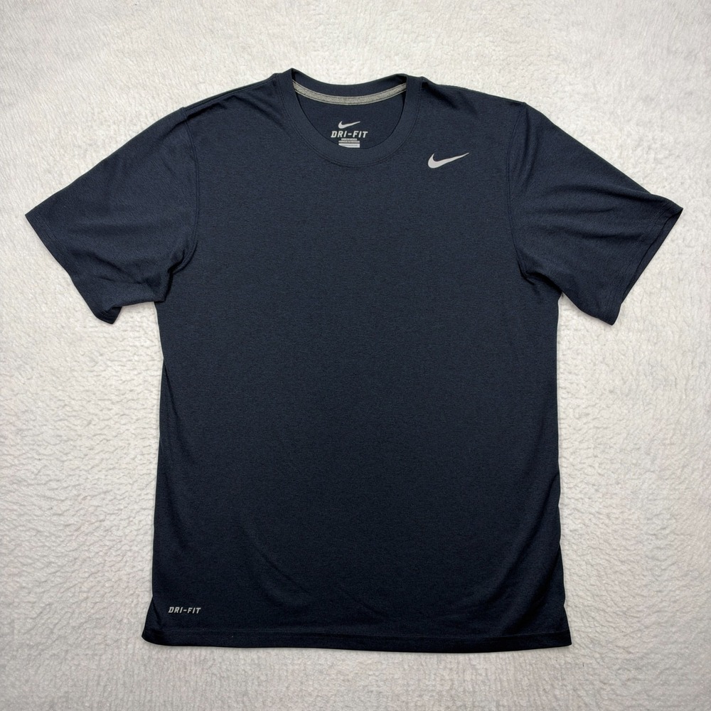 Nike Legend Dri-Fit Training Athletic Shirt Blue 371642-475 Men's Size M